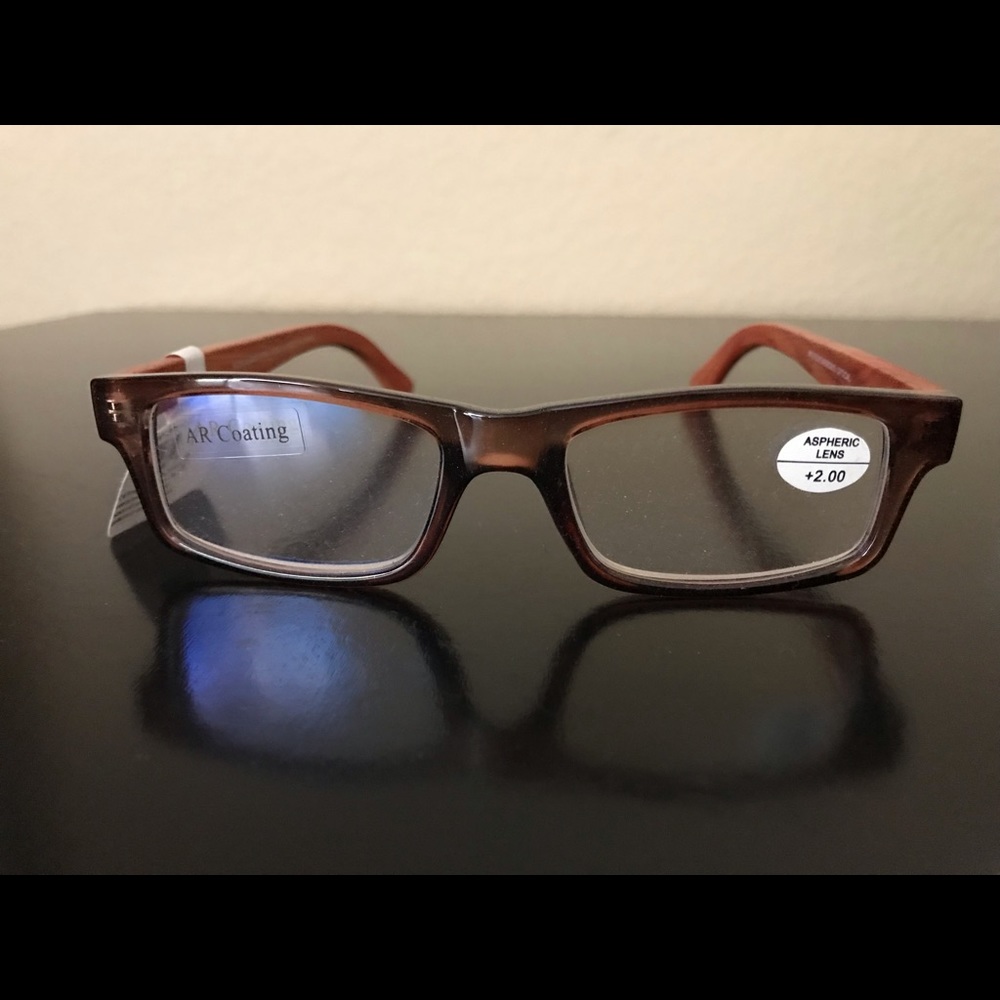I Love Eyewear Readers in Albany Brown